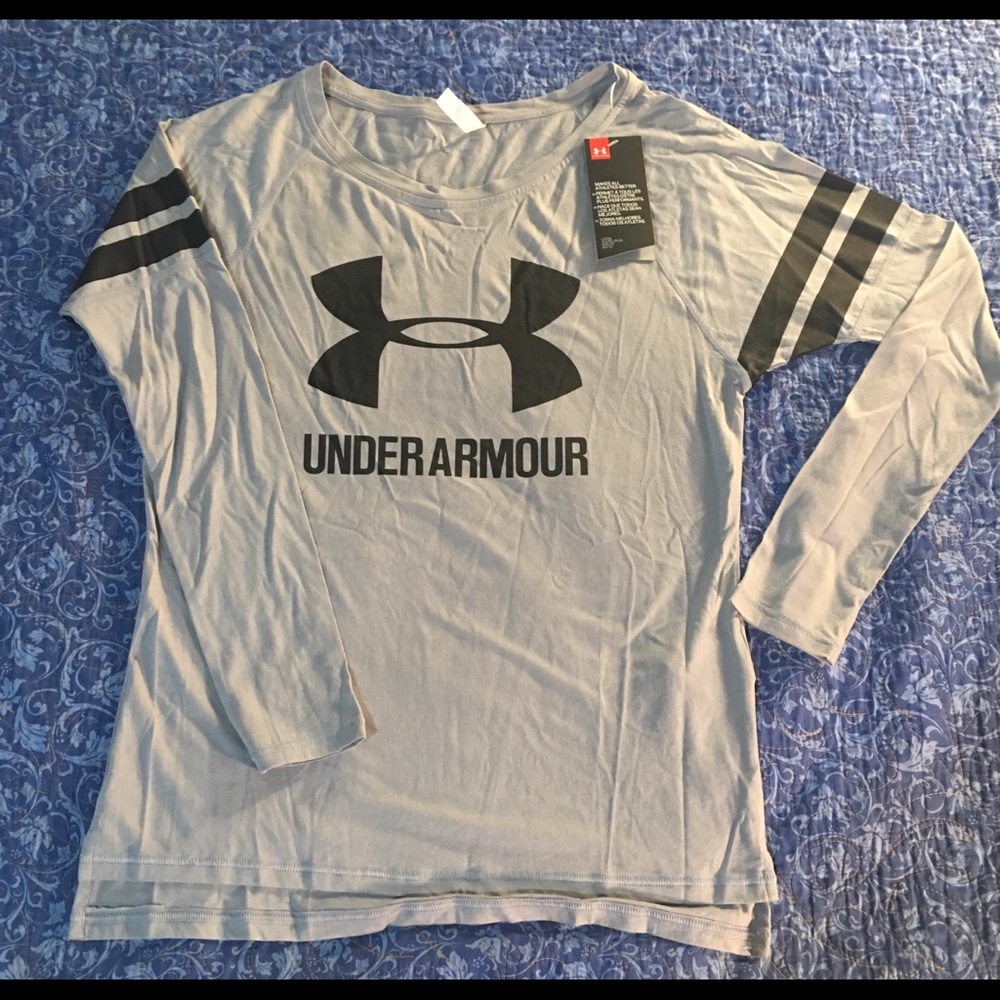 Under Armour Long Sleeve Gray Shirt